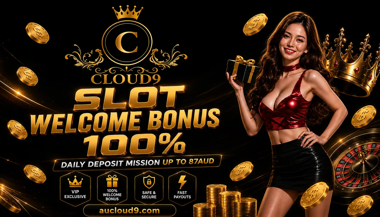 CLOUD9 slot welcome bonus visual